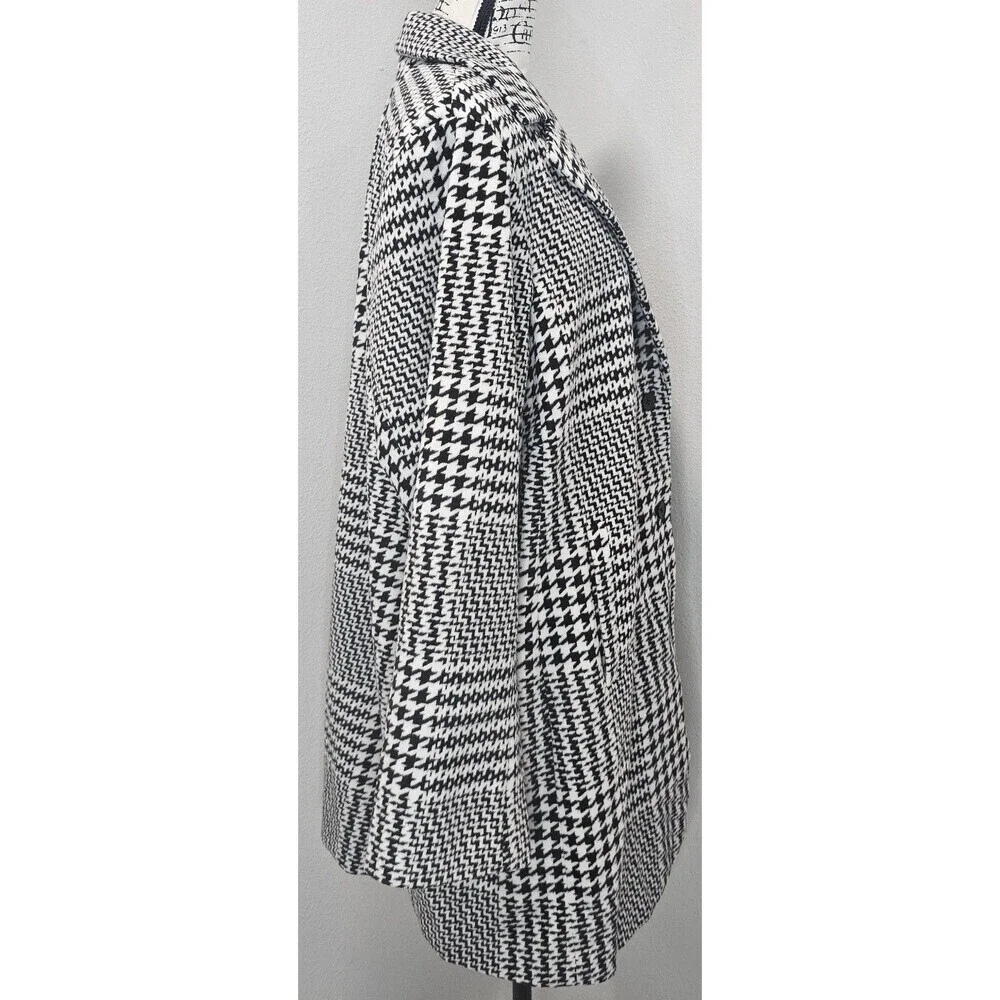 Torrid Cozy Double Knit Longline Blazer Oversized Sz 2 (18-20) Taffy Glenn Plaid - Picture 8 of 13
